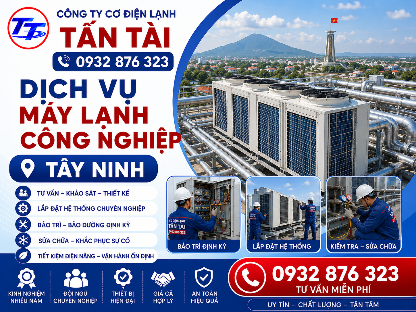 Dịch Vụ Máy Lạnh Công Nghiệp Tây Ninh