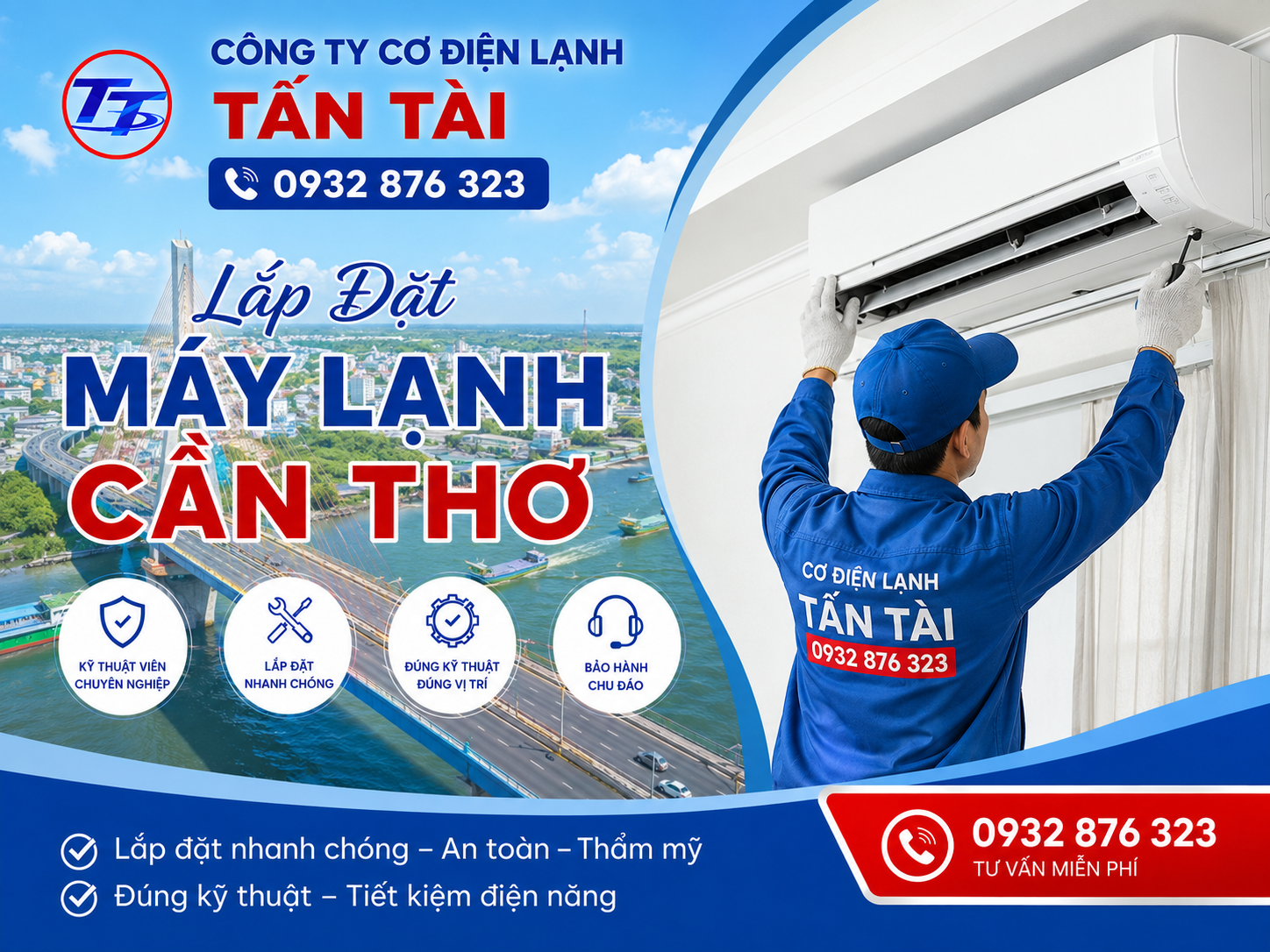 Lắp Đặt Máy Lạnh Cần Thơ