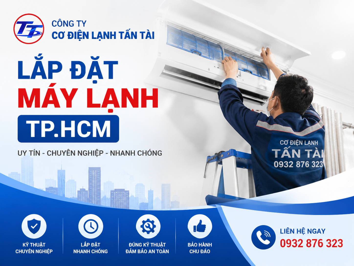 Lắp Đặt Máy Lạnh Tại TP.HCM 