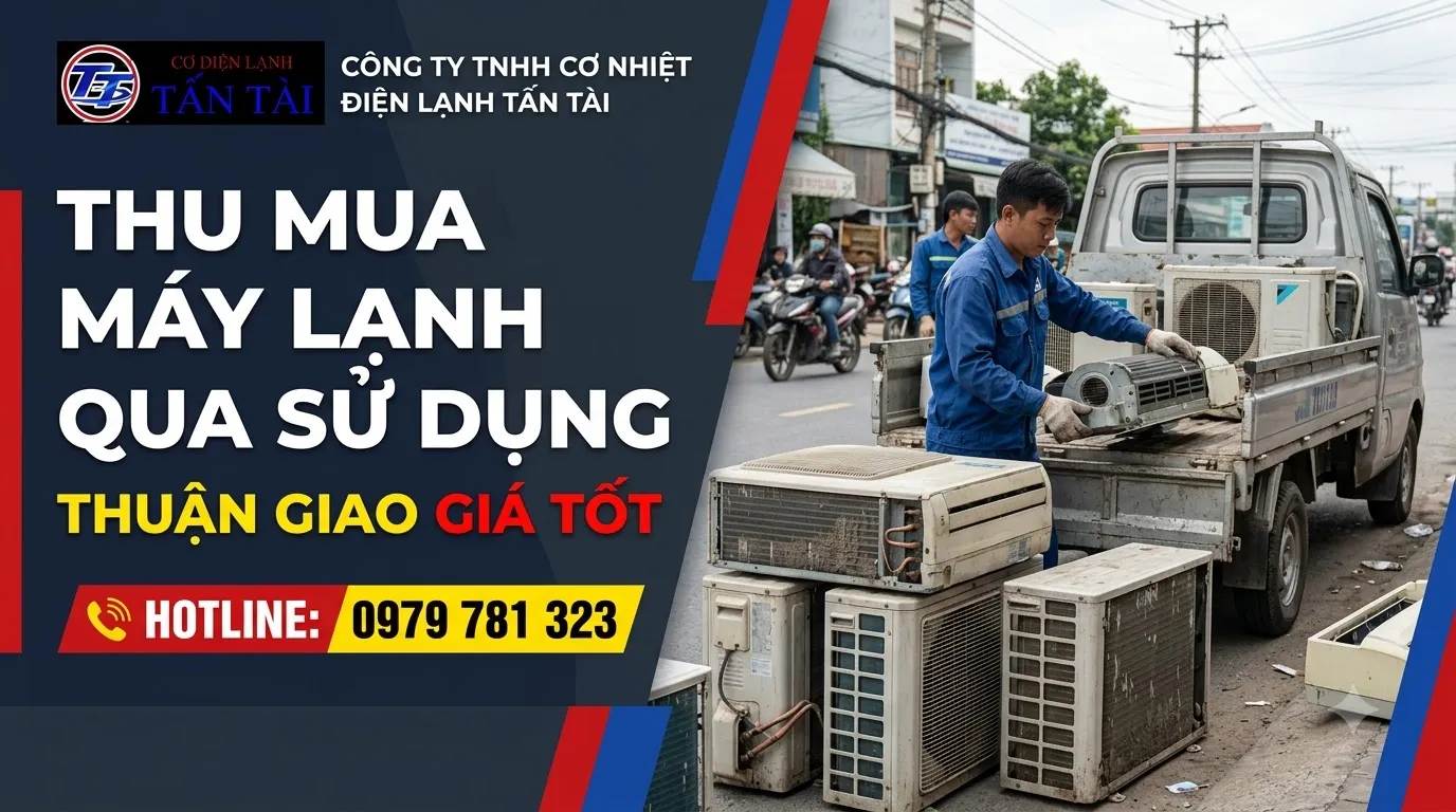 Thu mua máy lạnh qua sử dụng Thuận Giao giá tốt