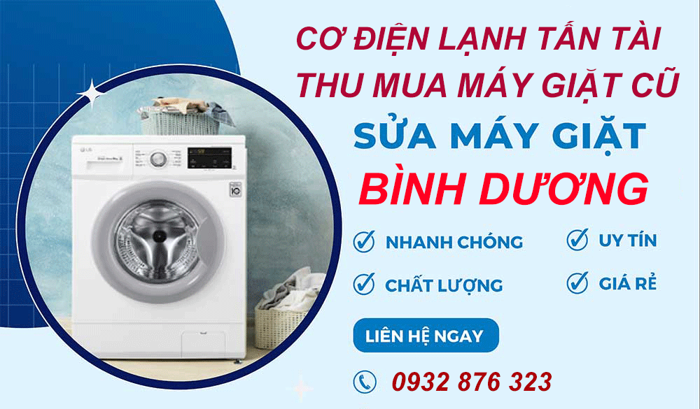 địa chỉ mua máy giặt cũ bình dương