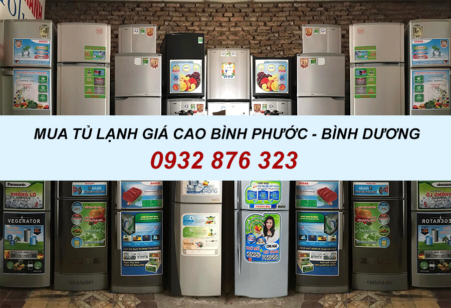 thu tủ lạnh cũ bình dương